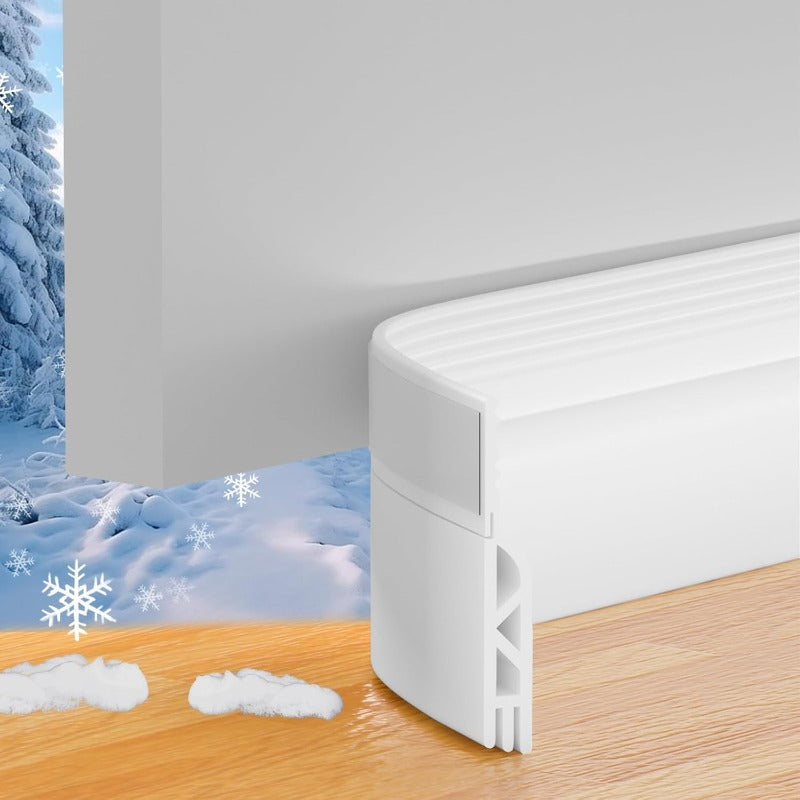 Sentry Door Seal Strip | Flexible Silicone Weather Stripping, Noise-Reducing 1