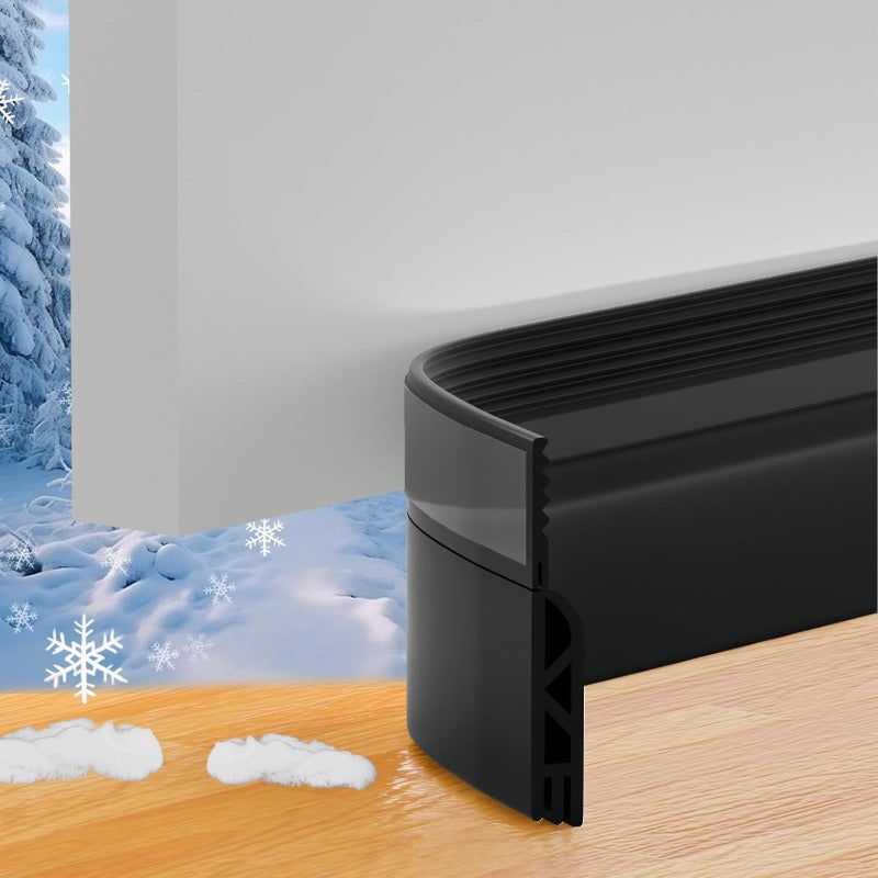 Sentry Door Seal Strip | Flexible Silicone Weather Stripping, Noise-Reducing 12