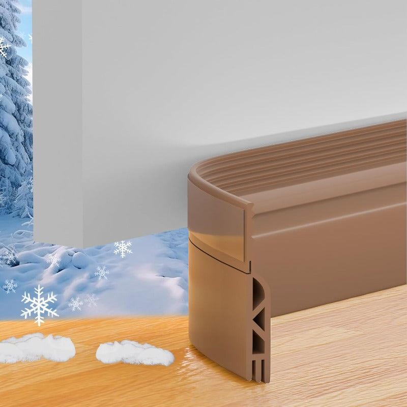Sentry Door Seal Strip | Flexible Silicone Weather Stripping, Noise-Reducing 8