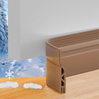 Sentry Door Seal Strip | Flexible Silicone Weather Stripping, Noise-Reducing 8
