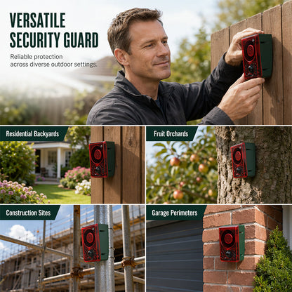 Sentry Solar Security Light | Motion Sensor, Waterproof Outdoor Flood Light with Alarm 2