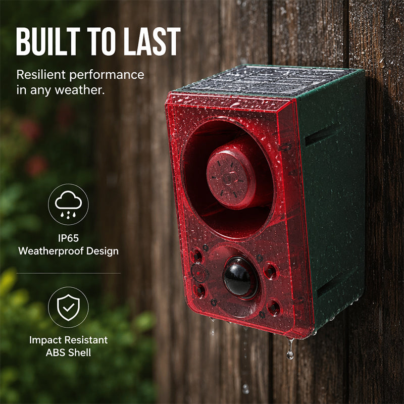 Sentry Solar Security Light | Motion Sensor, Waterproof Outdoor Flood Light with Alarm 6