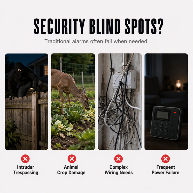 Sentry Solar Security Light | Motion Sensor, Waterproof Outdoor Flood Light with Alarm 7