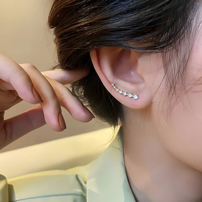 Sera Diamond Stud Earrings | Elegant Design, Comfortable Fit 3