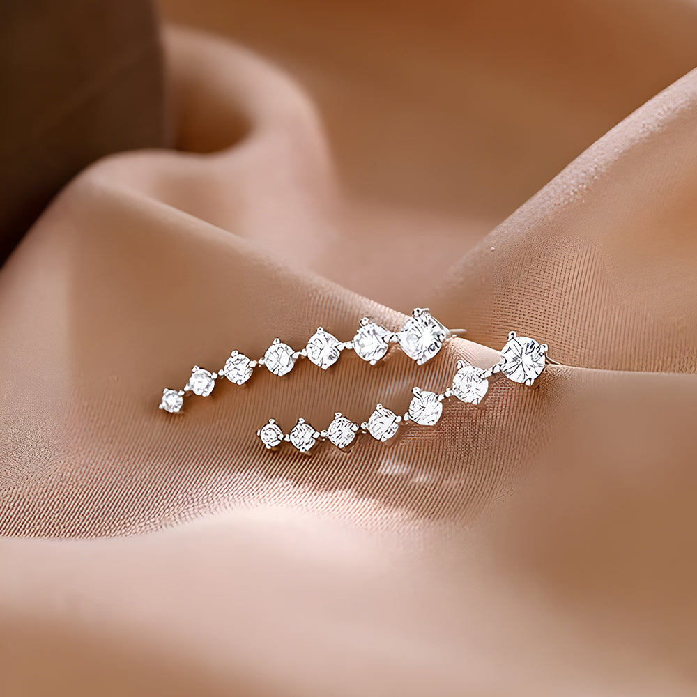 Sera Diamond Stud Earrings | Elegant Design, Comfortable Fit 5
