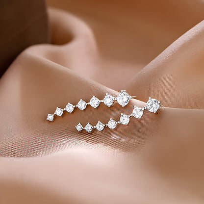 Sera Diamond Stud Earrings | Elegant Design, Comfortable Fit 5