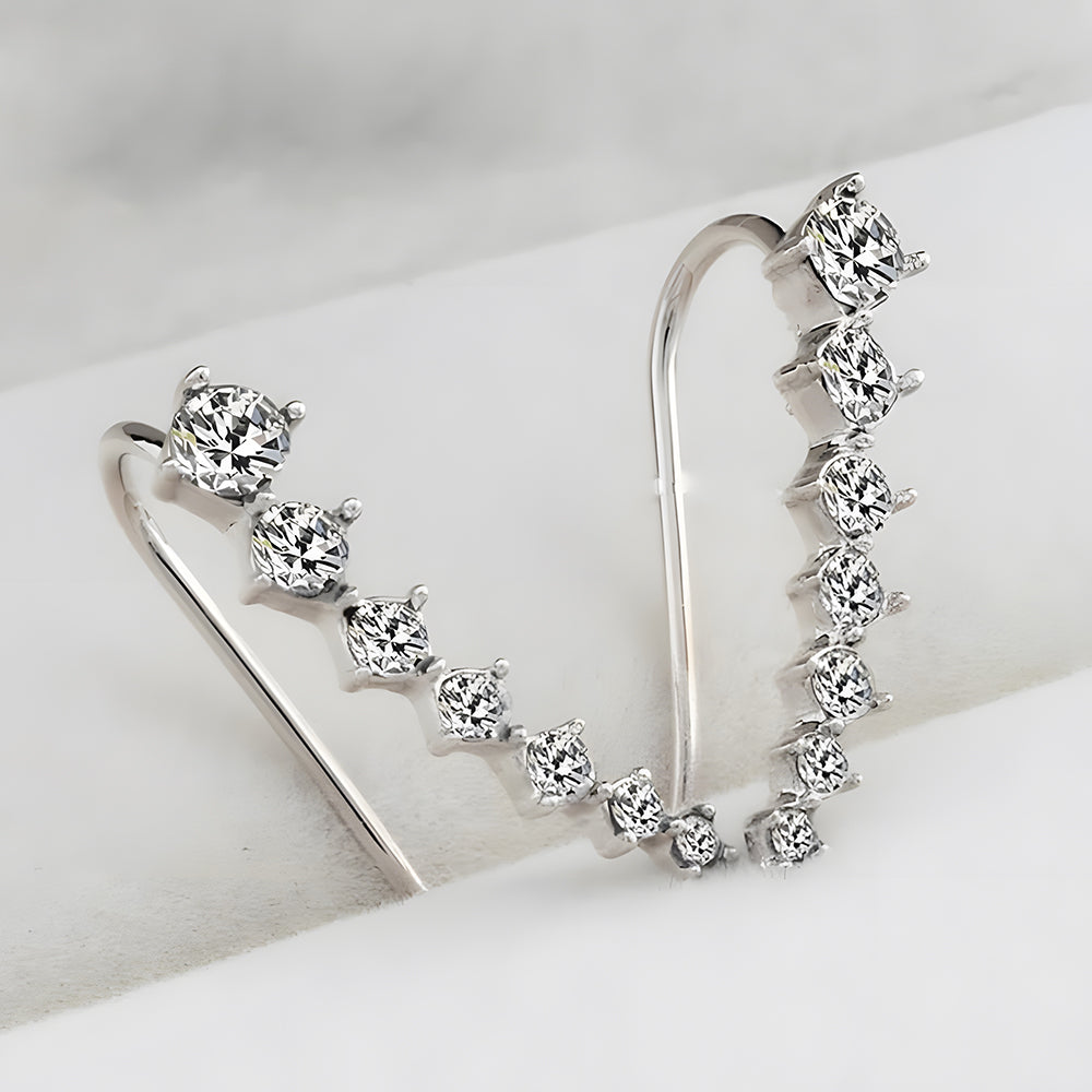 Sera Diamond Stud Earrings | Elegant Design, Comfortable Fit 7