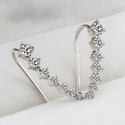 Sera Diamond Stud Earrings | Elegant Design, Comfortable Fit 7