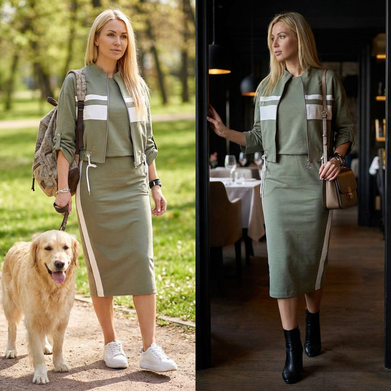 Sera Jacket & Dress Set | Lightweight, Bodycon Design 1
