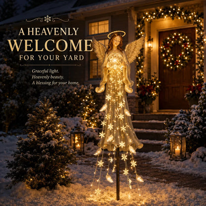 Sera Solar Garden Light | Angel Design, Weather-Resistant Outdoor Illumination 3