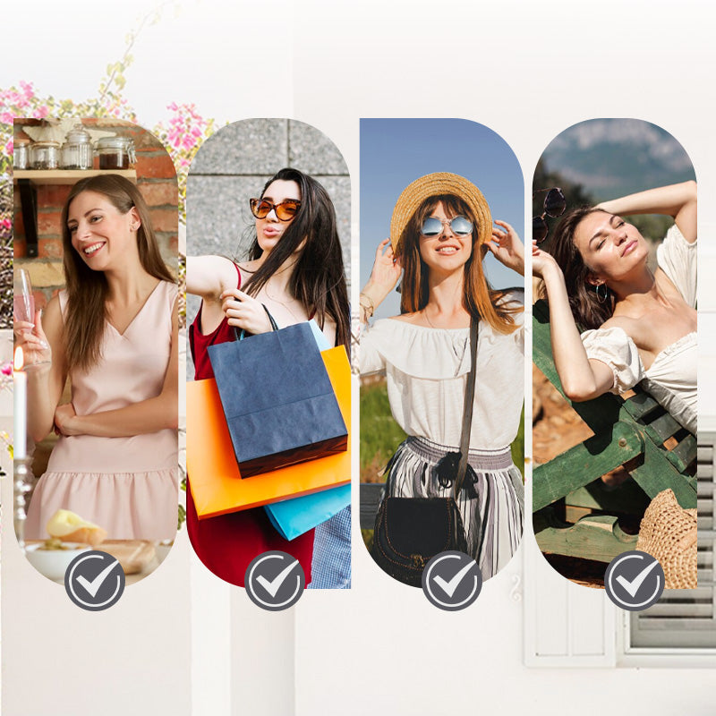 Sera Women's Set | Sequin Blouse & Wide-Leg Pants, Elegant Two Piece Set 6