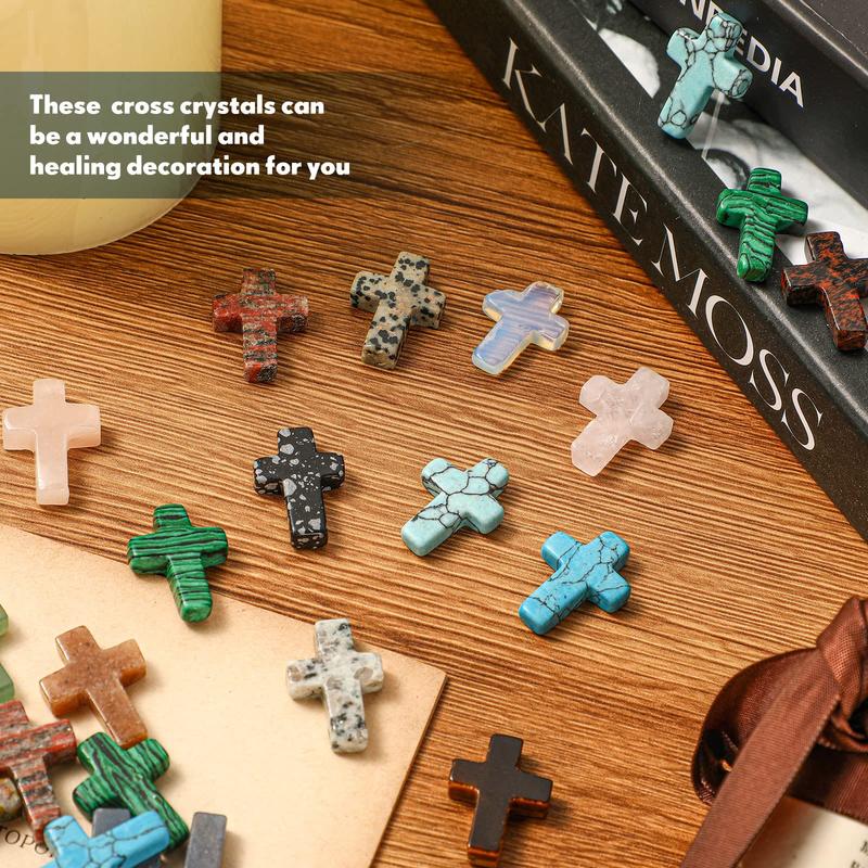 Serene Crystal Cross | Handcrafted Natural Stone 1