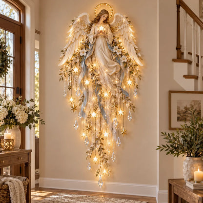 Serenlight Wall Art Décor | Lighted Jesus, Angel & Nativity Design for Living Room 6