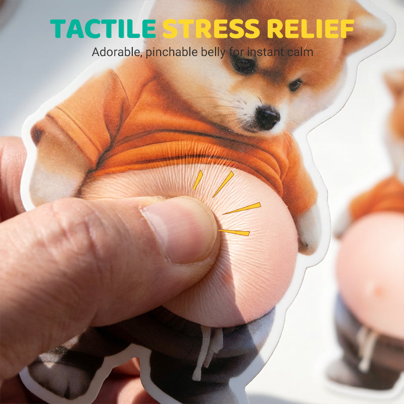 Shiba Inu Door Stopper | 3D Self-Adhesive Stress Relief 2