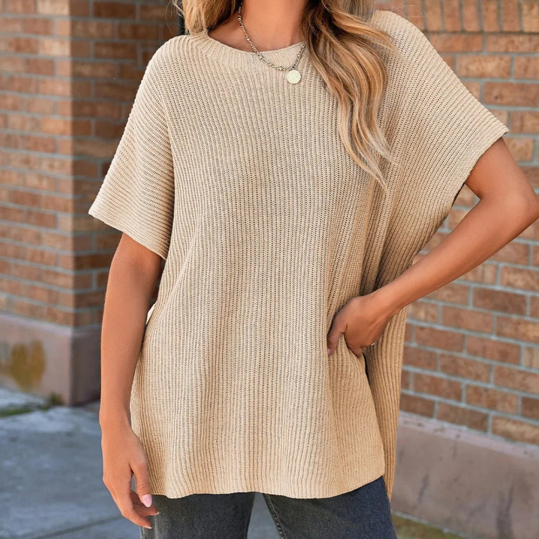 Sienna Waffle Tee | Soft, Relaxed Fit 0