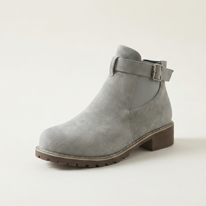Sierra Ankle Booties | Suede-Look, Easy Slip-On 0