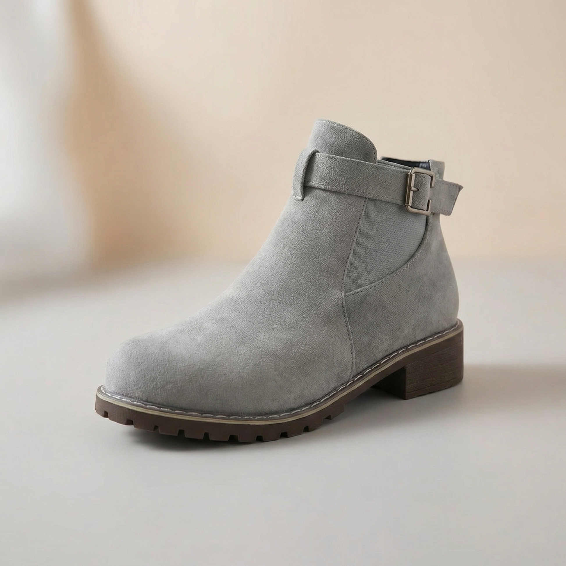 Sierra Ankle Booties | Suede-Look, Easy Slip-On 1