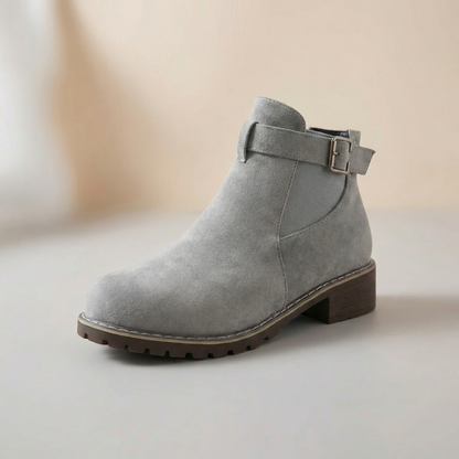 Sierra Ankle Booties | Suede-Look, Easy Slip-On 1