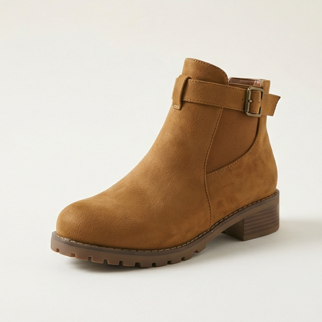 Sierra Ankle Booties | Suede-Look, Easy Slip-On 9