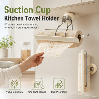 Sierra Paper Towel Holder | Suction Cup, Stainless Steel, Easy Tear 1