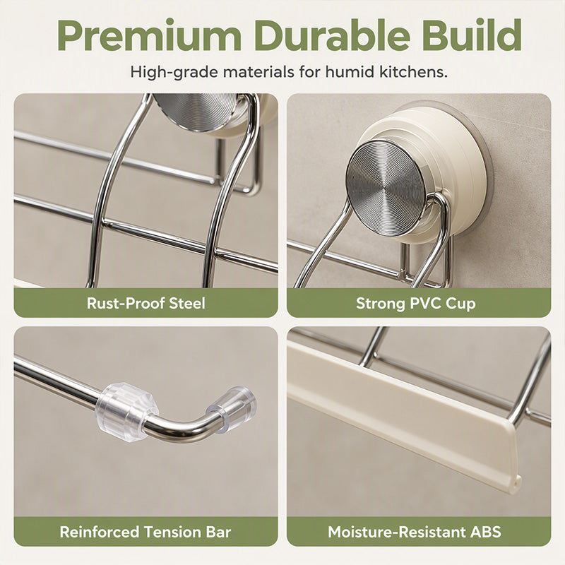 Sierra Paper Towel Holder | Suction Cup, Stainless Steel, Easy Tear 4
