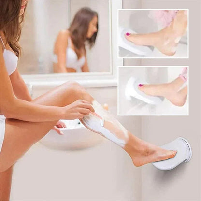 Sierra Shower Foot Rest | Durable ABS Plastic, Suction Cup Mount for Shaving 0