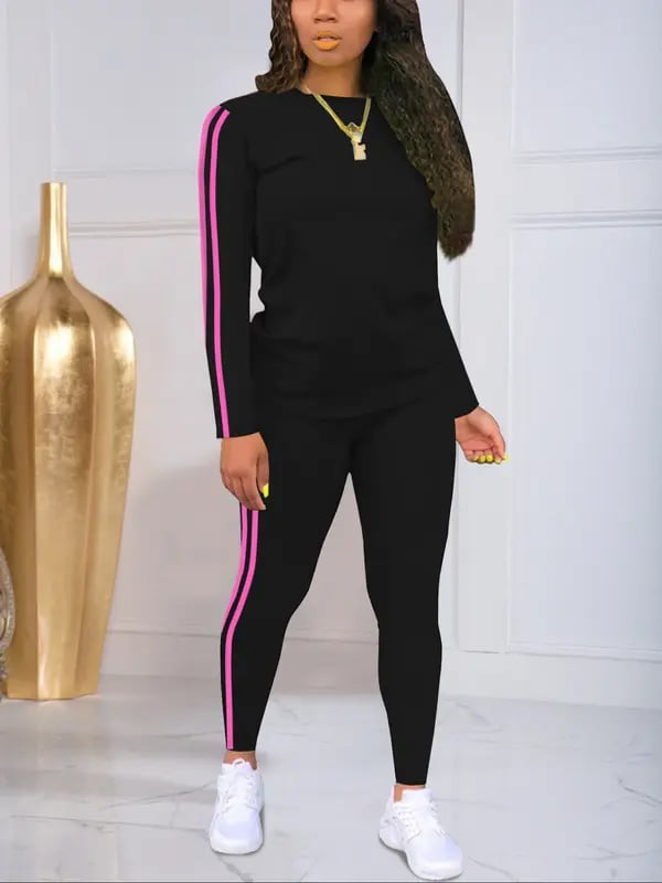 Sierra Striped Two-Piece Set | Long Sleeve Top & Pants 6
