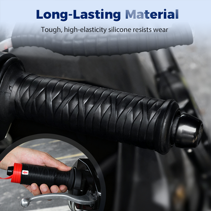 Silo Bike Handle Grips | Premium Silicone, Universal Fit, Shock Absorbing 4