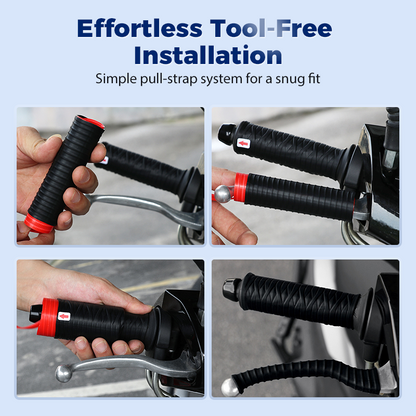 Silo Bike Handle Grips | Premium Silicone, Universal Fit, Shock Absorbing 5