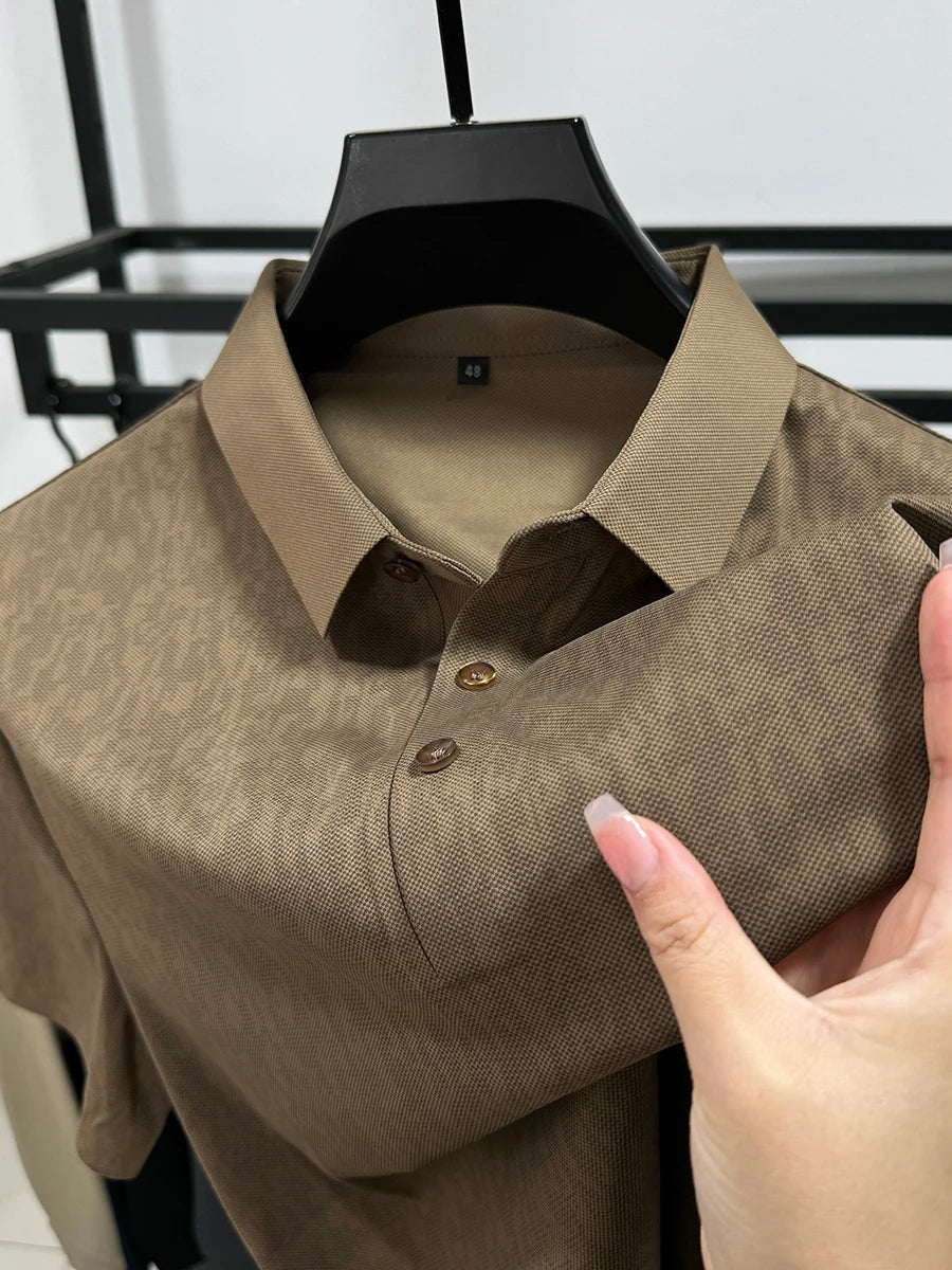 Silva Short Sleeve T-Shirt | 100% Silk, Breathable Comfort 2