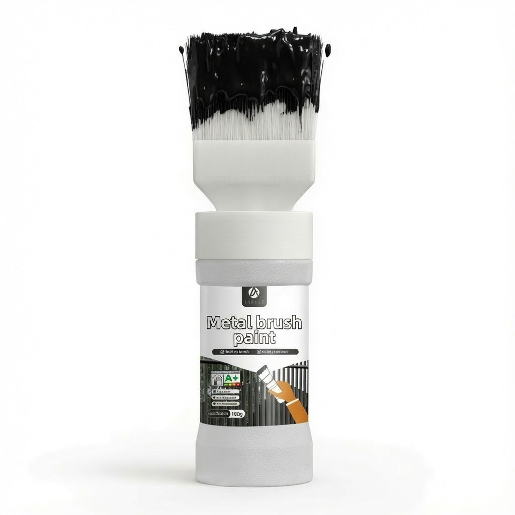 Silvra Metallic Silver Paint | Water-Based, Built-In Brush for Easy Application 0