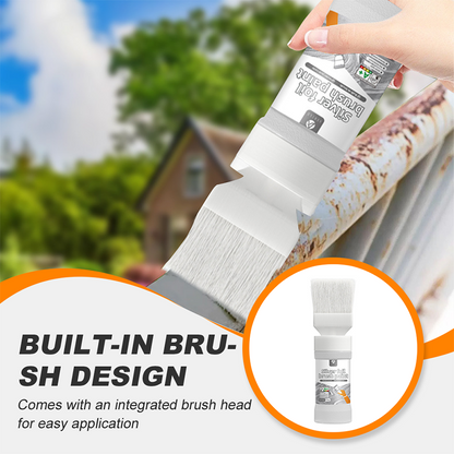 Silvra Metallic Silver Paint | Water-Based, Built-In Brush for Easy Application 1
