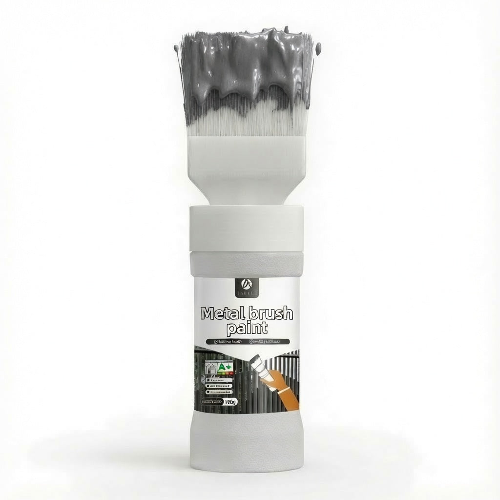Silvra Metallic Silver Paint | Water-Based, Built-In Brush for Easy Application 10