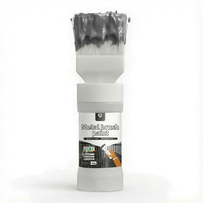 Silvra Metallic Silver Paint | Water-Based, Built-In Brush for Easy Application 10