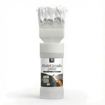 Silvra Metallic Silver Paint | Water-Based, Built-In Brush for Easy Application 12