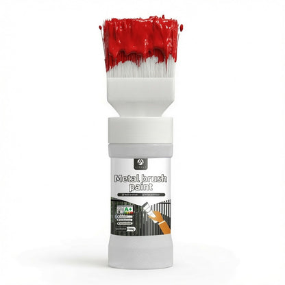 Silvra Metallic Silver Paint | Water-Based, Built-In Brush for Easy Application 9