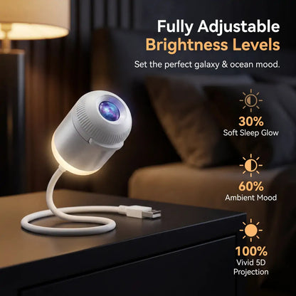 Sirius Galaxy Projector | USB Powered, Touch-Sensitive Night Light 4
