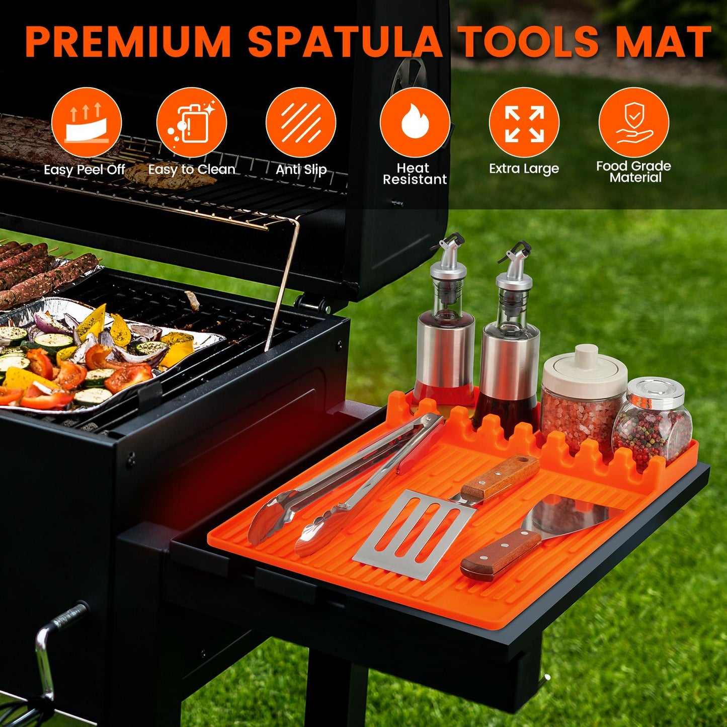 Sizzle Grill Mat | Heat-Resistant, Food-Grade Silicone 1