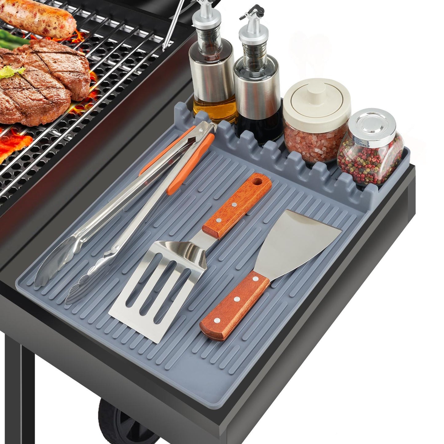 Sizzle Grill Mat | Heat-Resistant, Food-Grade Silicone 8