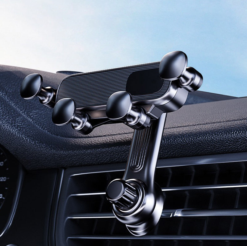 Sleek Car Phone Mount | 360° Rotation, Universal Compatibility 1