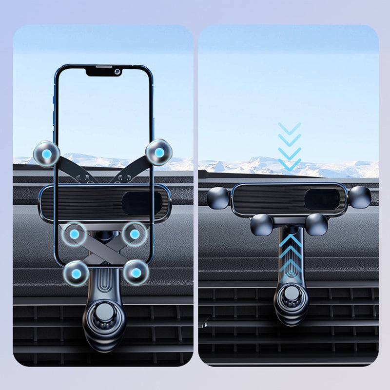 Sleek Car Phone Mount | 360° Rotation, Universal Compatibility 3