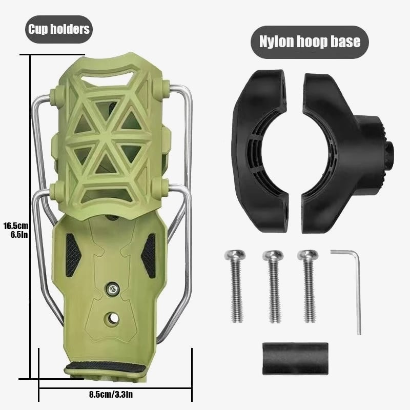 Sleek Cup Holder | Adjustable, Weather-Resistant, 360-Degree Rotation 8