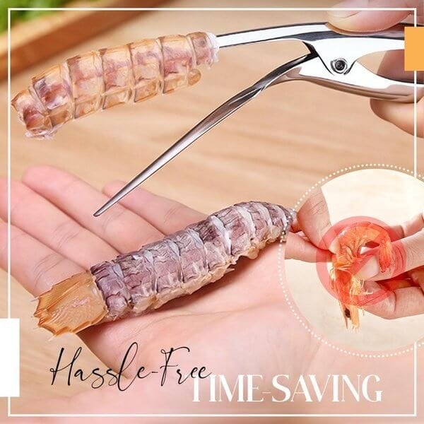 Sleek Shrimp Deveiner Tool | Ergonomic Stainless Steel Peeler 2