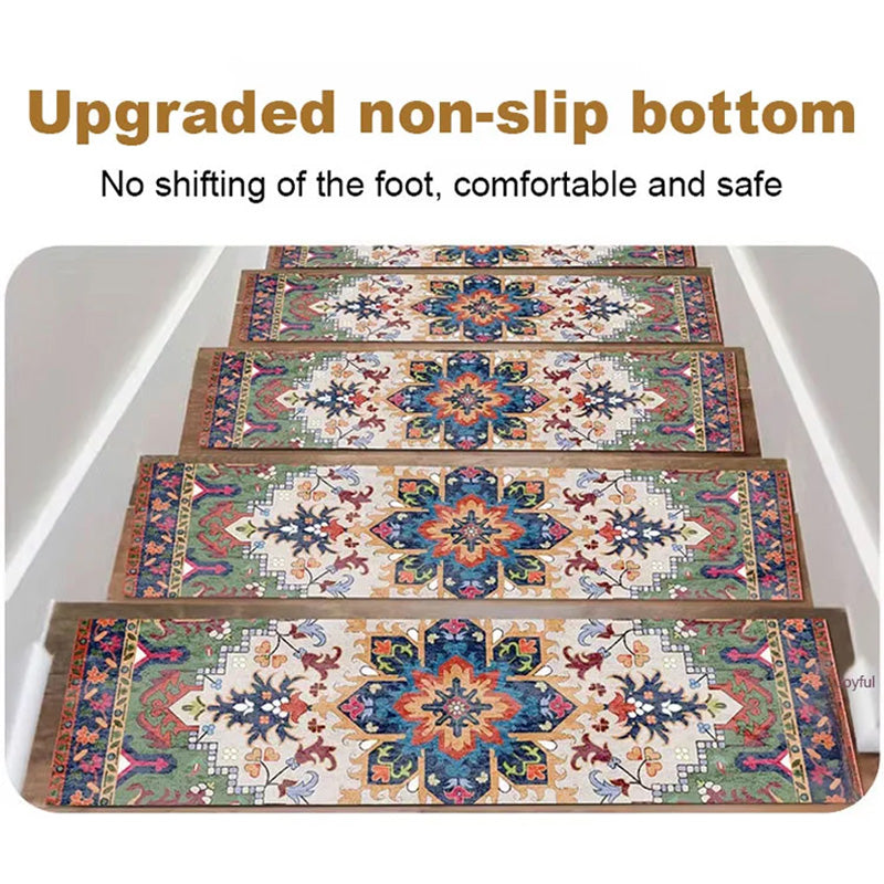 Sleek Stair Mats | Non-Slip, Noise-Reducing 1