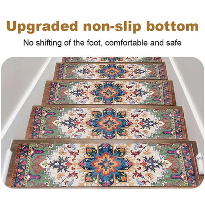 Sleek Stair Mats | Non-Slip, Noise-Reducing 1