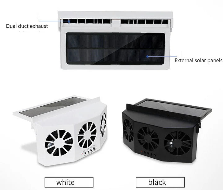 SolaCool Car Window Fan | Solar Powered, Enhanced Air Circulation 6