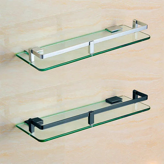 Sola Glass Clip | Space Aluminum, Easy Installation for 8-12mm Thick Glass 6