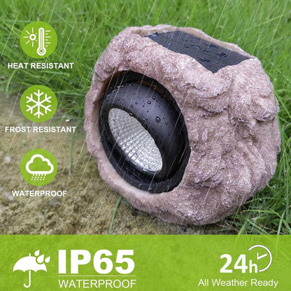 Sola Rock Lamp | Solar Powered, Waterproof 7