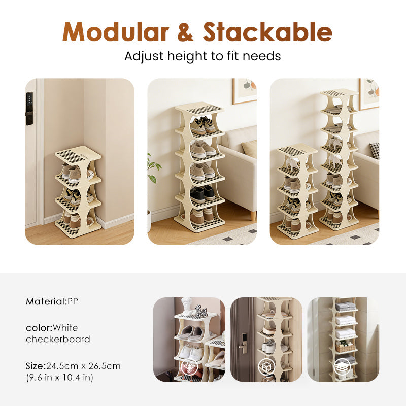 Sola Shoe Rack | Space-Saving, Stackable Design 8