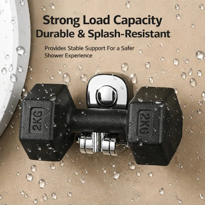 Sola Shower Head Holder | Adjustable Angle, Strong Suction, Rust-Resistant 4